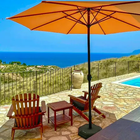 Sea View With Panoramic Pool Near Scopello * Castellammare del Golfo
